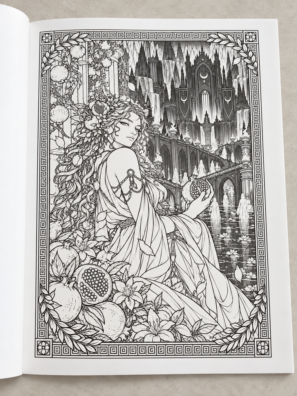 Gods & Monsters Greek Mythology Colouring Book