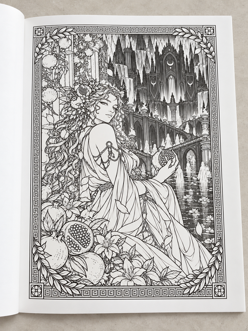 Gods & Monsters Greek Mythology Colouring Book
