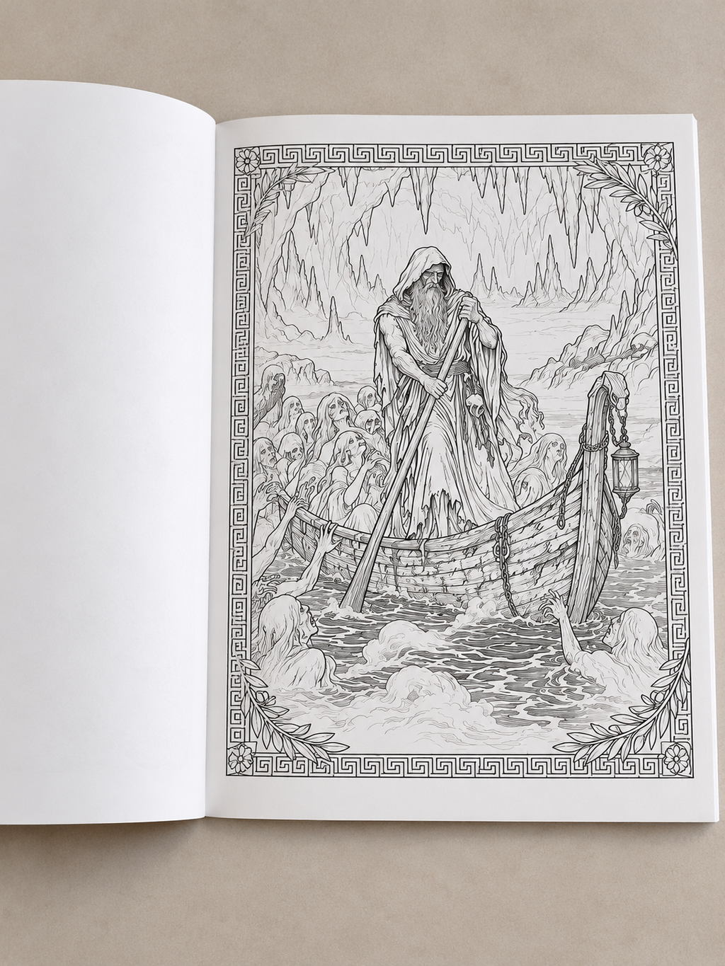 Gods & Monsters Greek Mythology Colouring Book