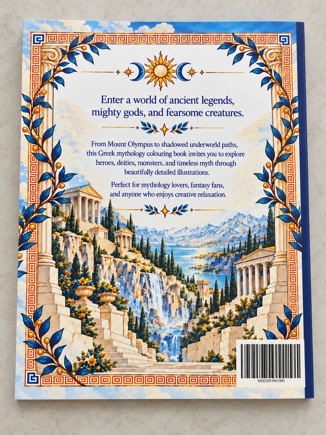 Gods & Monsters Greek Mythology Colouring Book