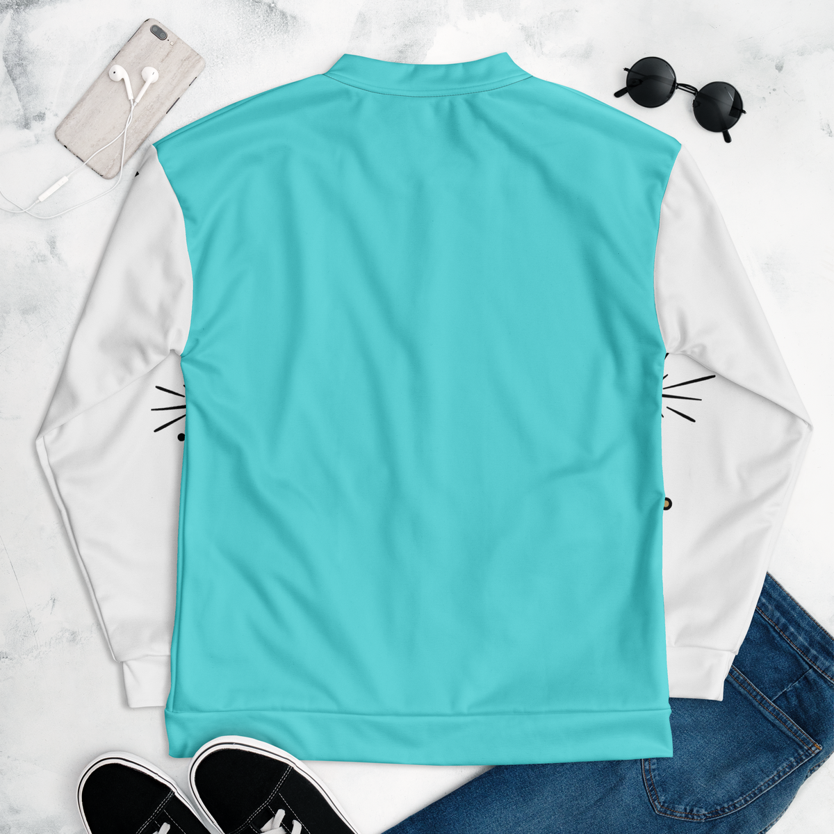 Olympian Sky Greek Mythology Bomber Jacket