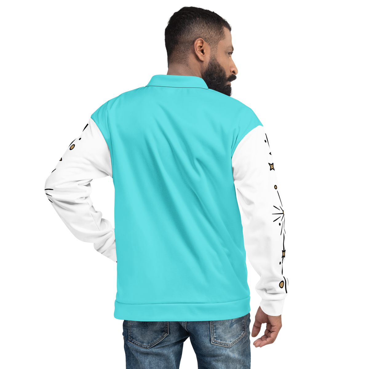Olympian Sky Greek Mythology Bomber Jacket