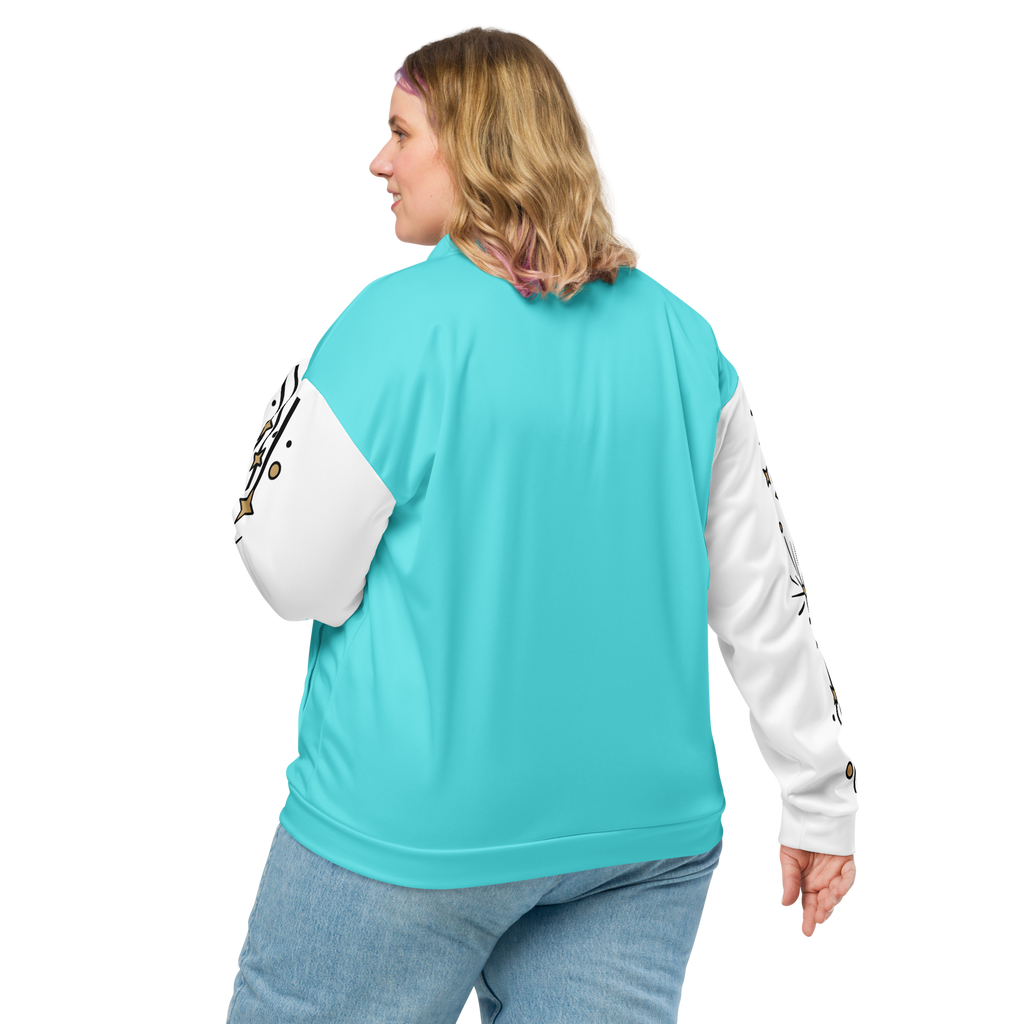 Olympian Sky Greek Mythology Bomber Jacket