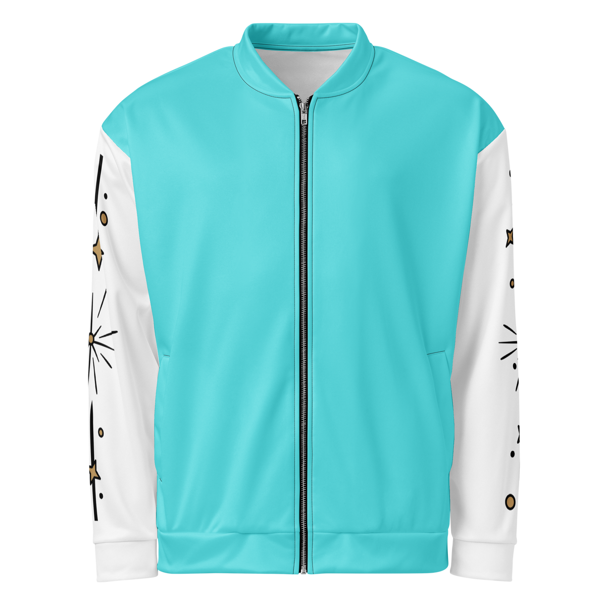 Olympian Sky Greek Mythology Bomber Jacket