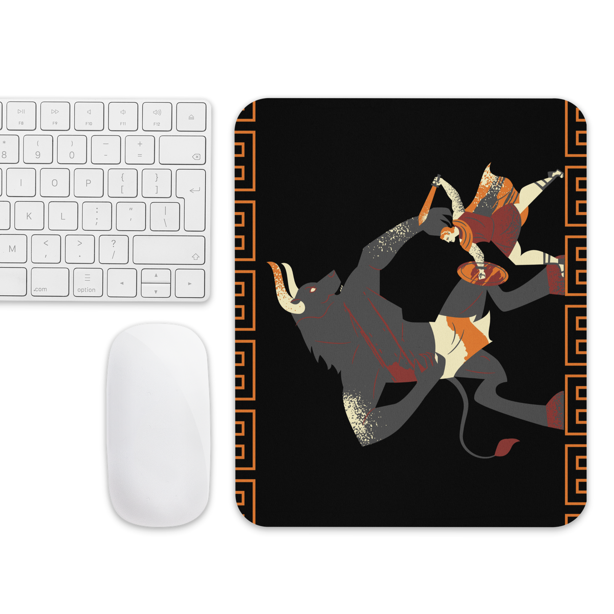 Theseus & Minotaur Greek Mythology Mouse Pad