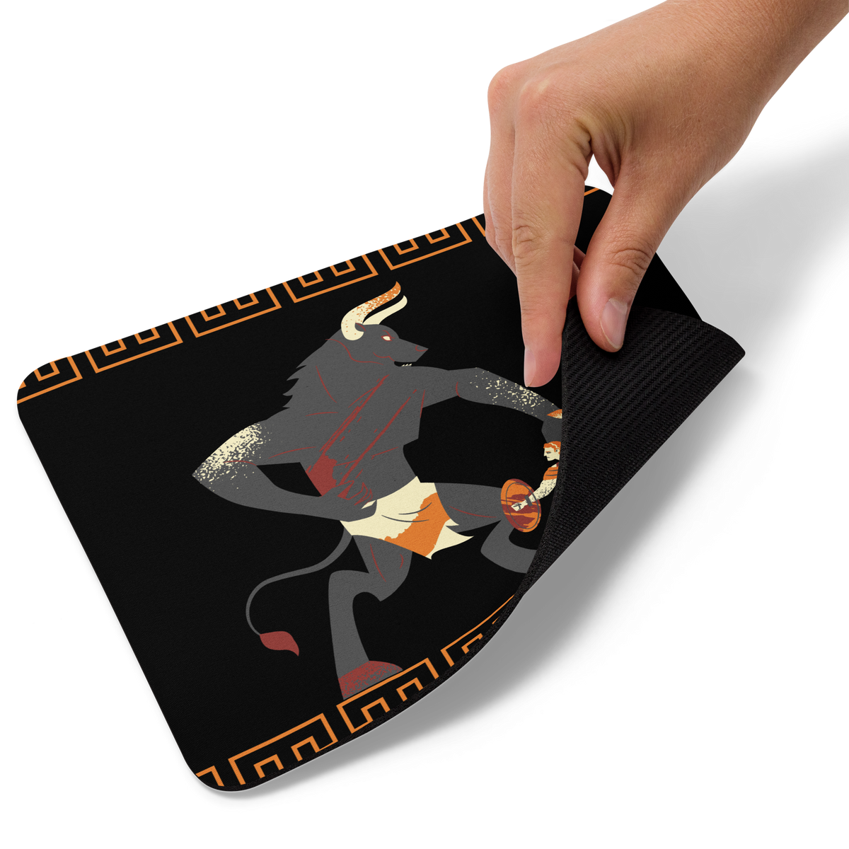 Theseus & Minotaur Greek Mythology Mouse Pad