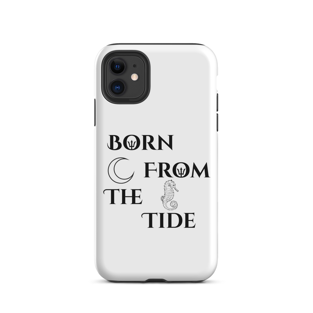 Poseidon White “Born From the Tide” iPhone Case