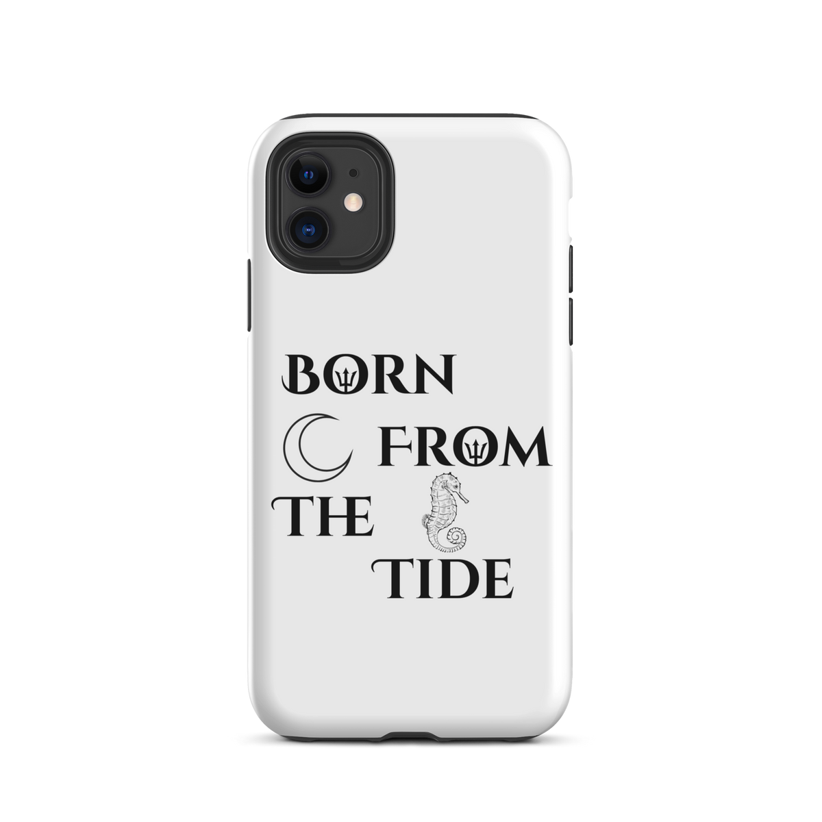 Poseidon White “Born From the Tide” iPhone Case