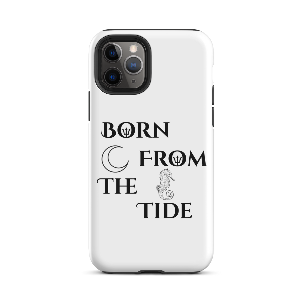 Poseidon White “Born From the Tide” iPhone Case