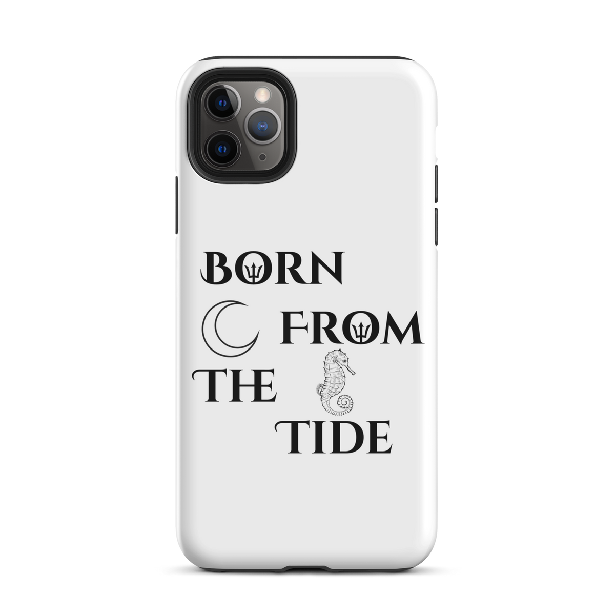 Poseidon White “Born From the Tide” iPhone Case