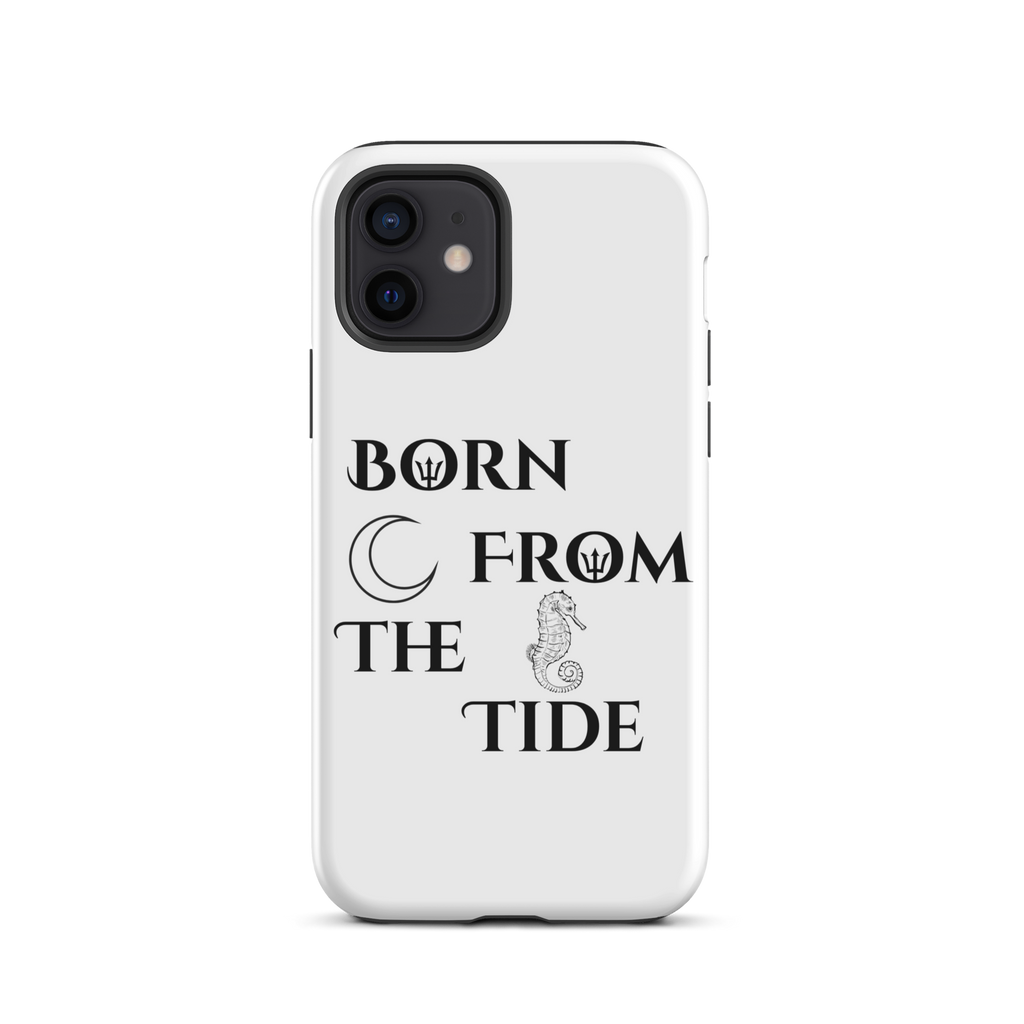 Poseidon White “Born From the Tide” iPhone Case