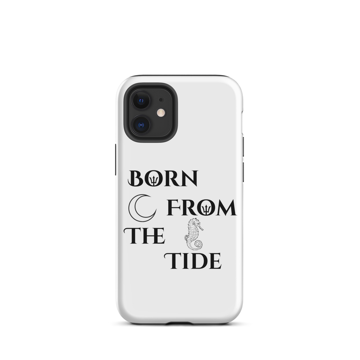 Poseidon White “Born From the Tide” iPhone Case