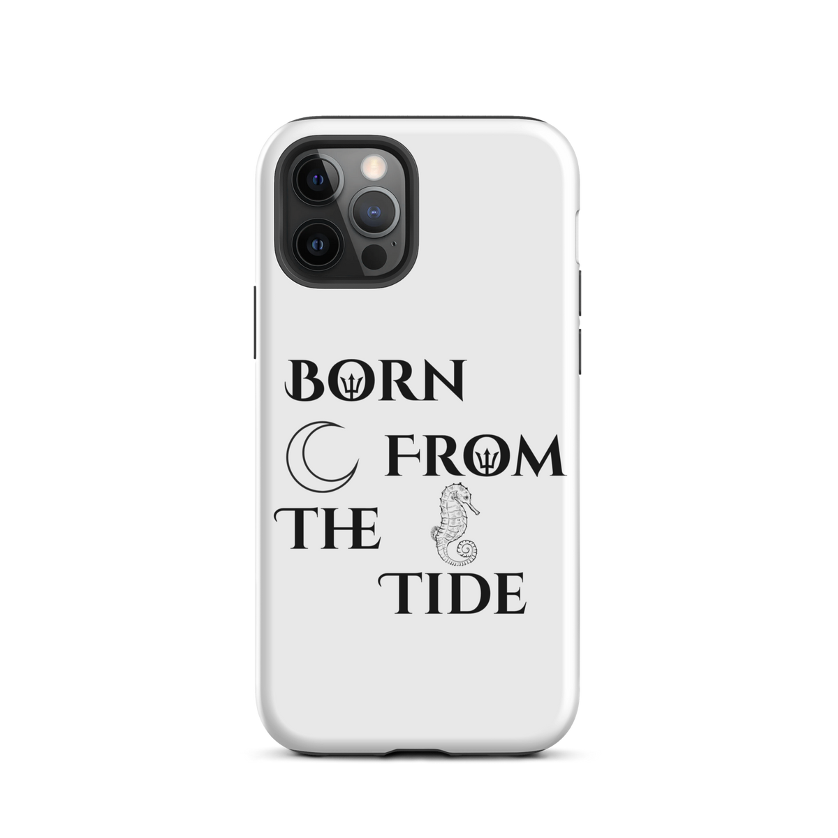 Poseidon White “Born From the Tide” iPhone Case