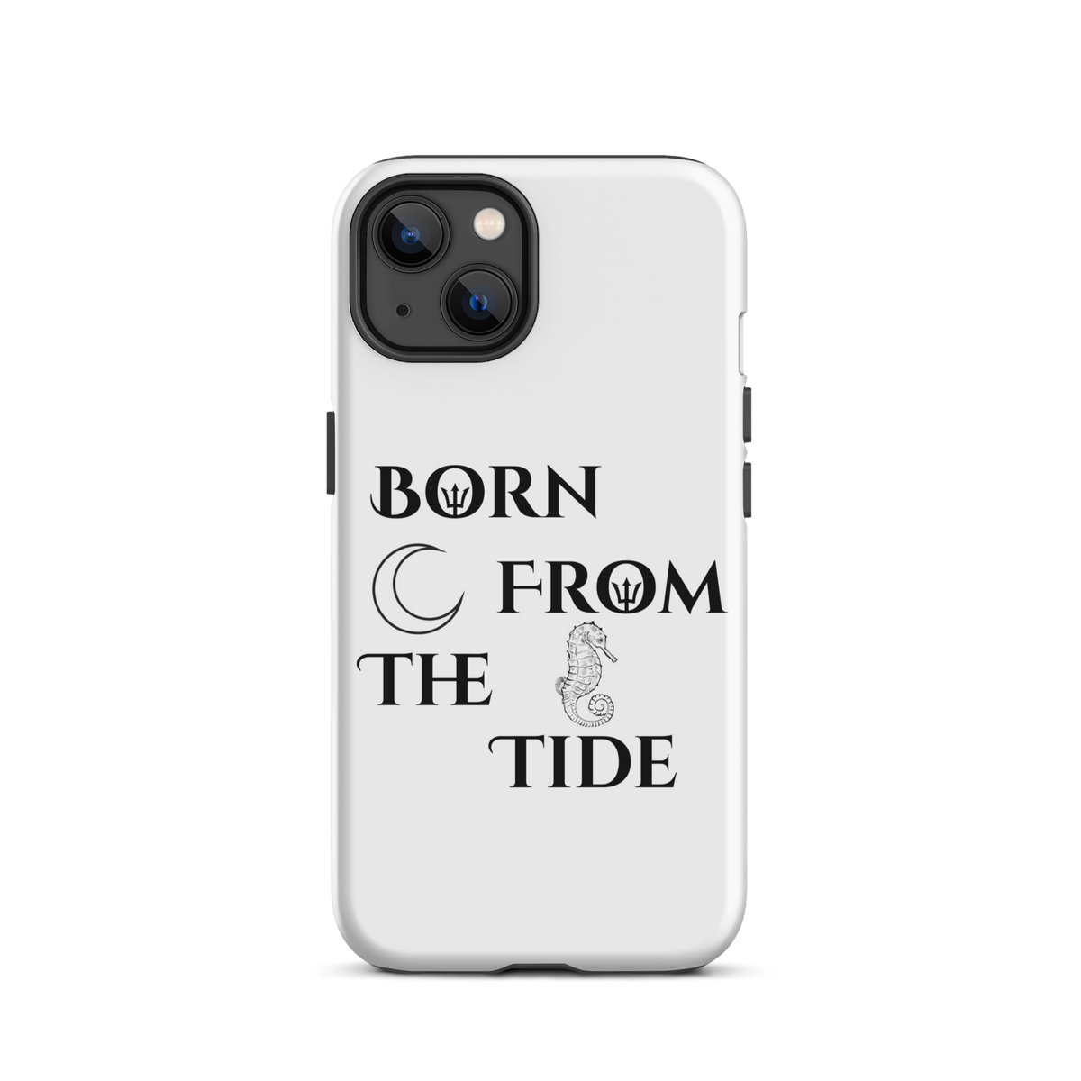 Poseidon White “Born From the Tide” iPhone Case