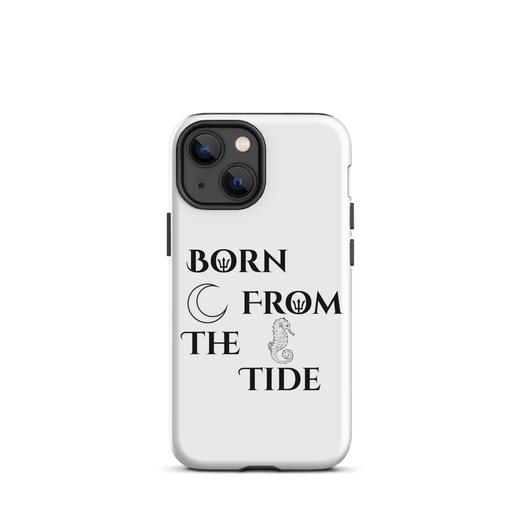 Poseidon White “Born From the Tide” iPhone Case