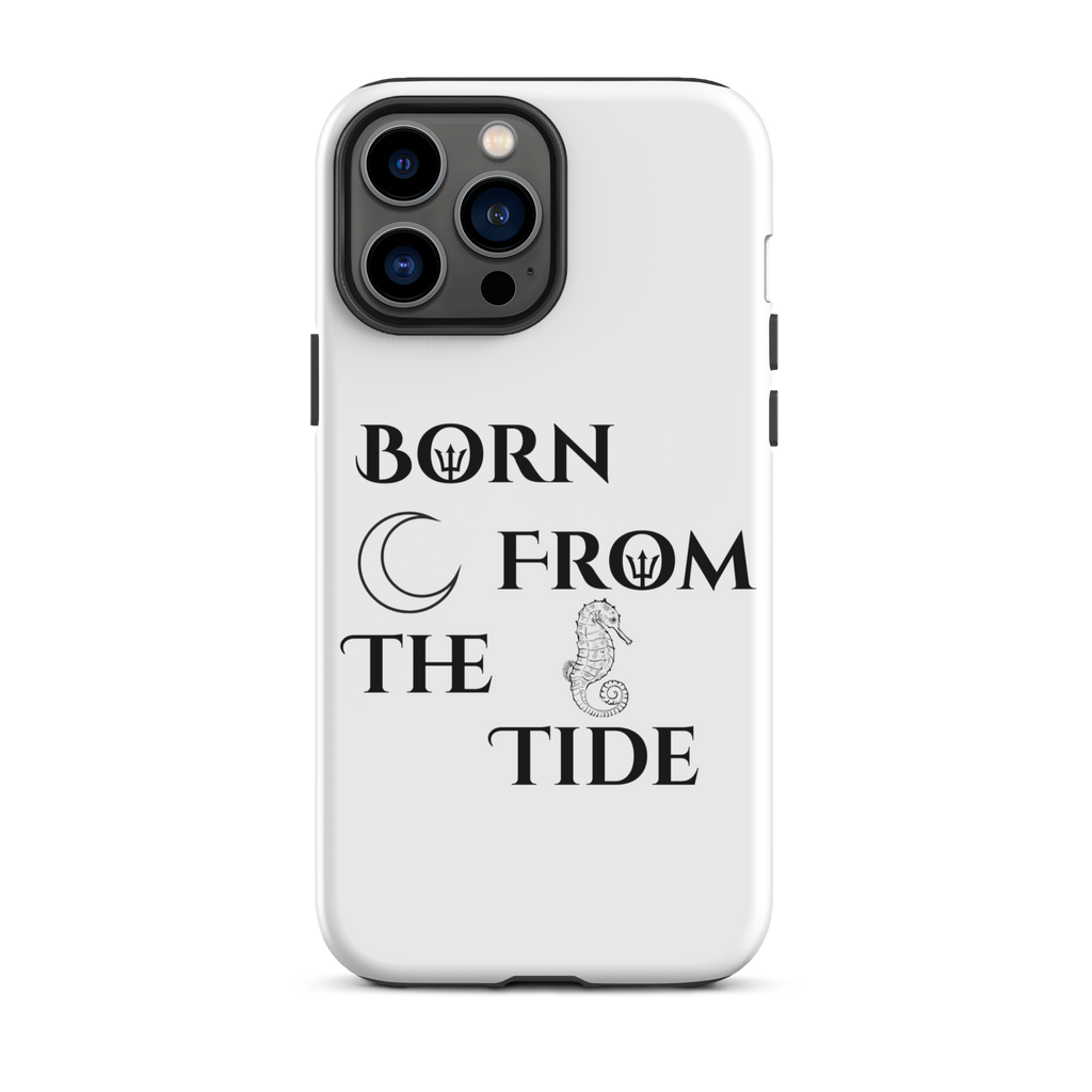 Poseidon White “Born From the Tide” iPhone Case