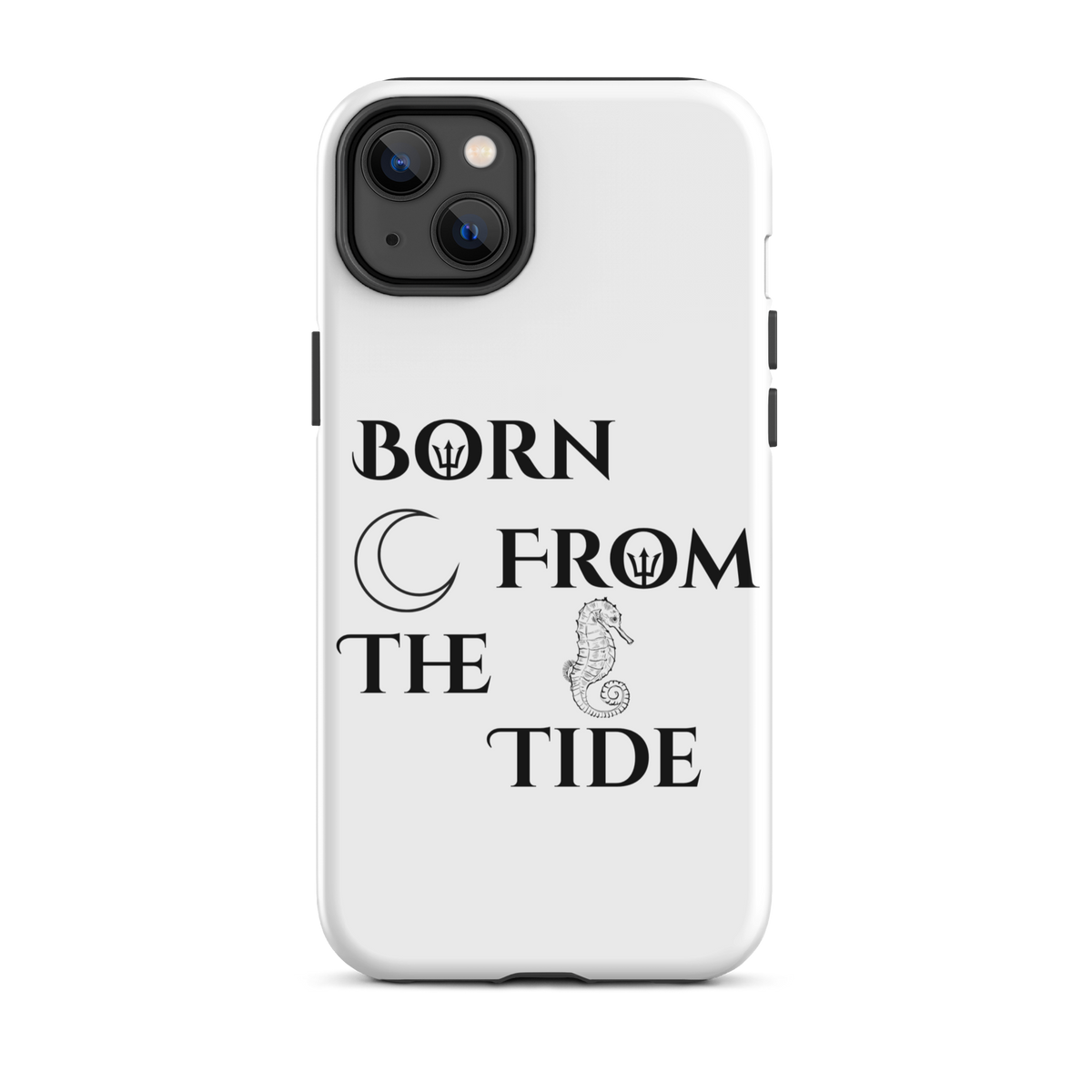Poseidon White “Born From the Tide” iPhone Case