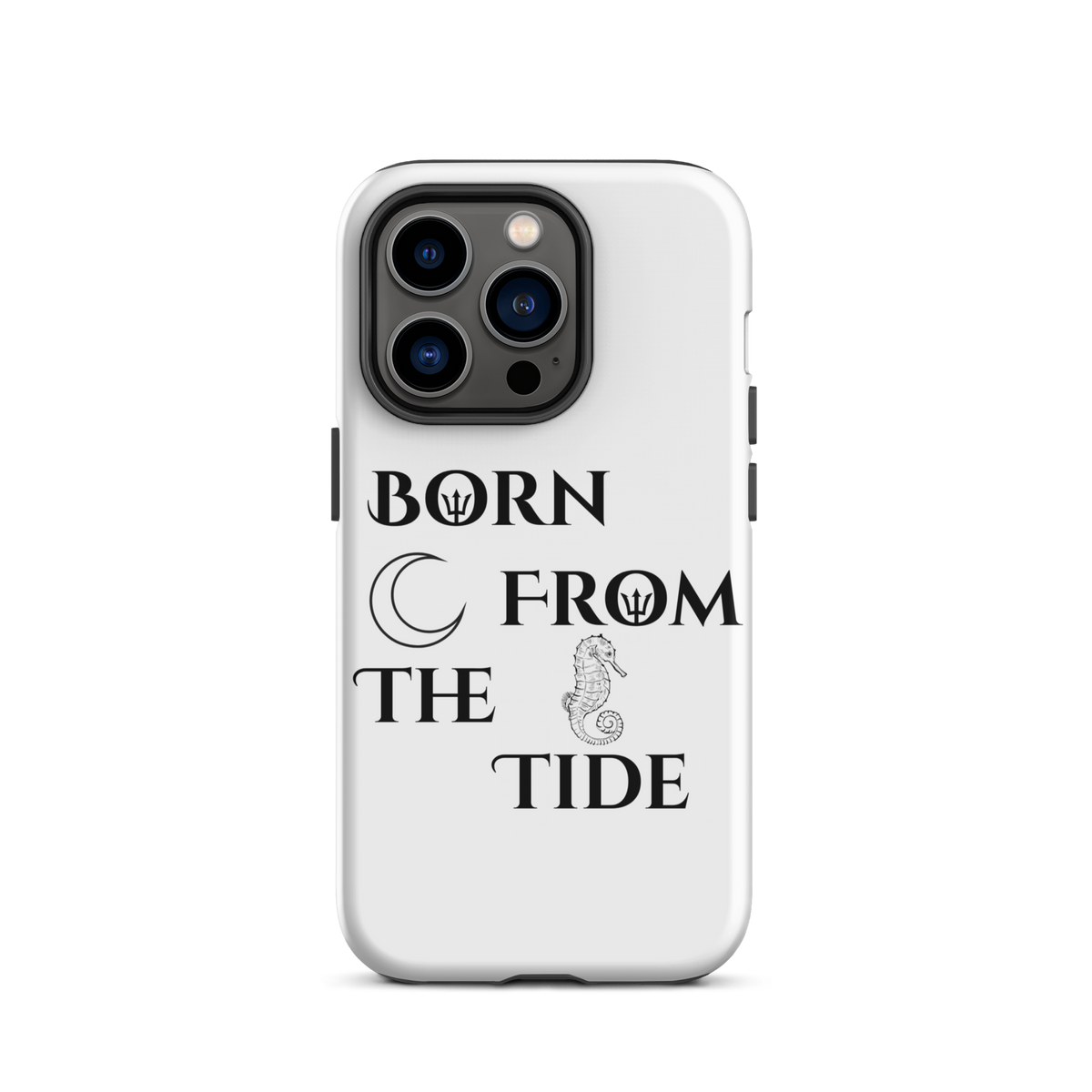 Poseidon White “Born From the Tide” iPhone Case