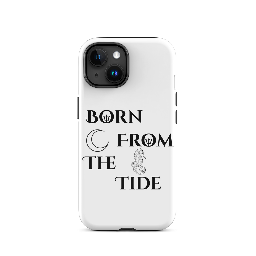 Poseidon White “Born From the Tide” iPhone Case