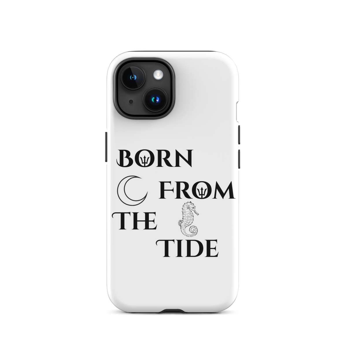 Poseidon White “Born From the Tide” iPhone Case