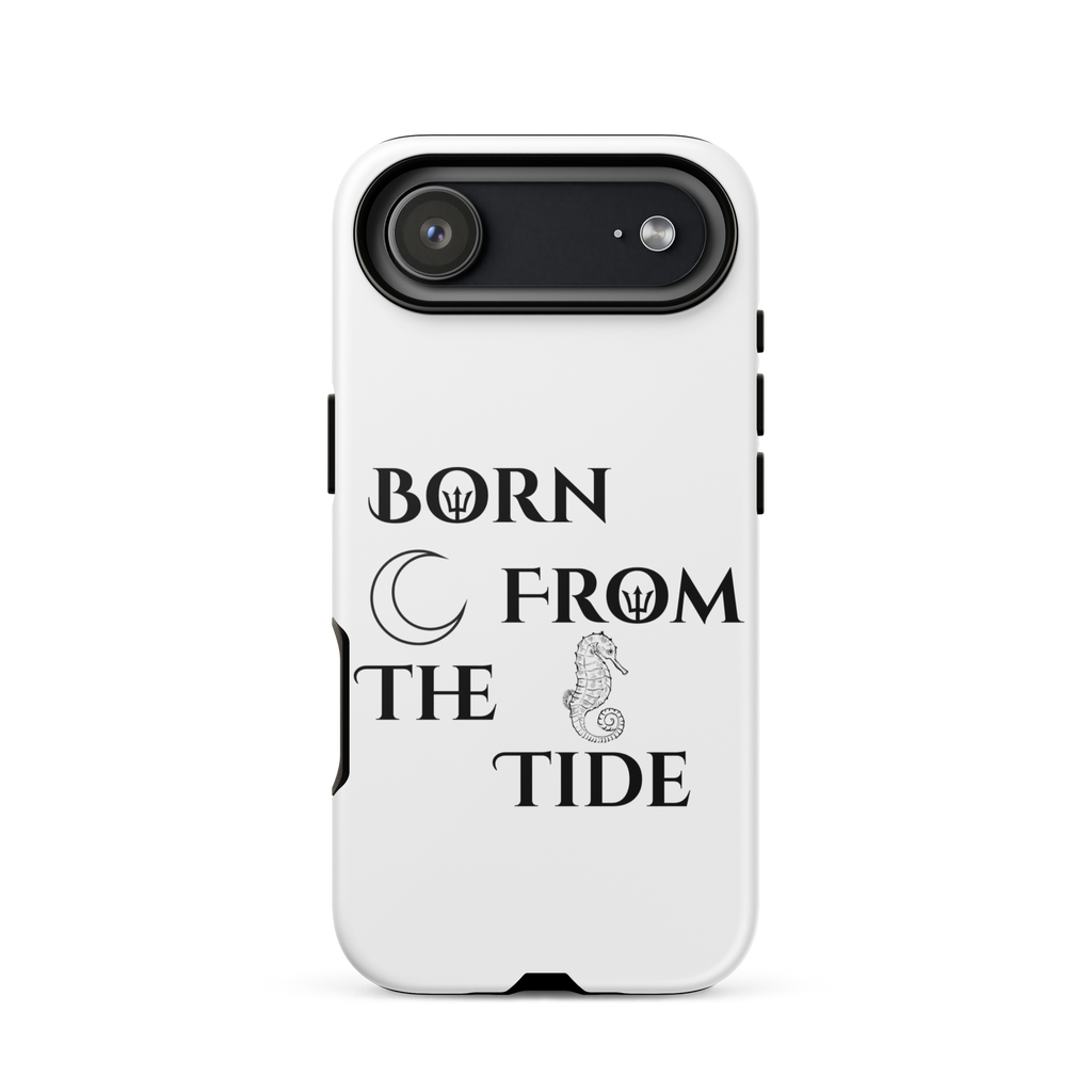 Poseidon White “Born From the Tide” iPhone Case