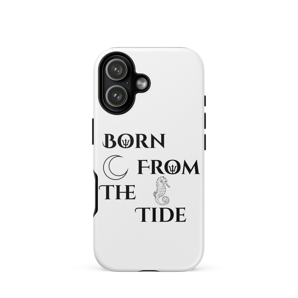 Poseidon White “Born From the Tide” iPhone Case