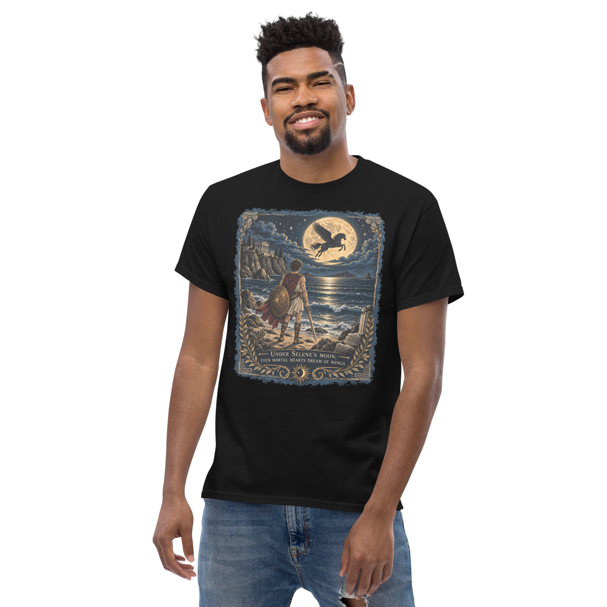 Under Selene’s Moon Greek Mythology T-Shirt