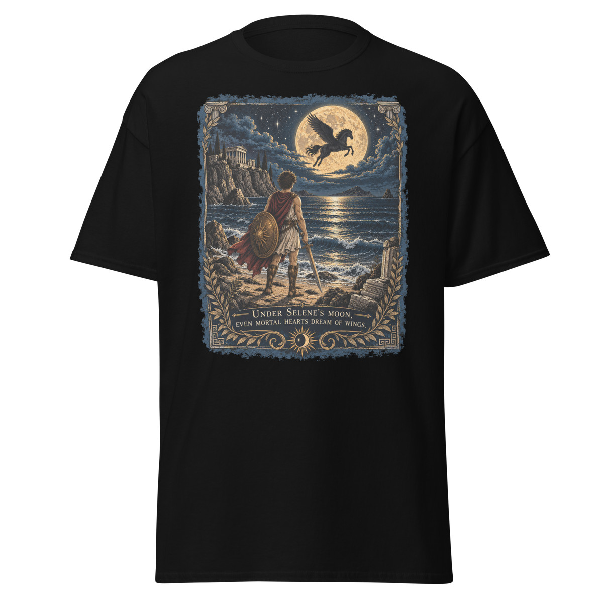 Under Selene’s Moon Greek Mythology T-Shirt
