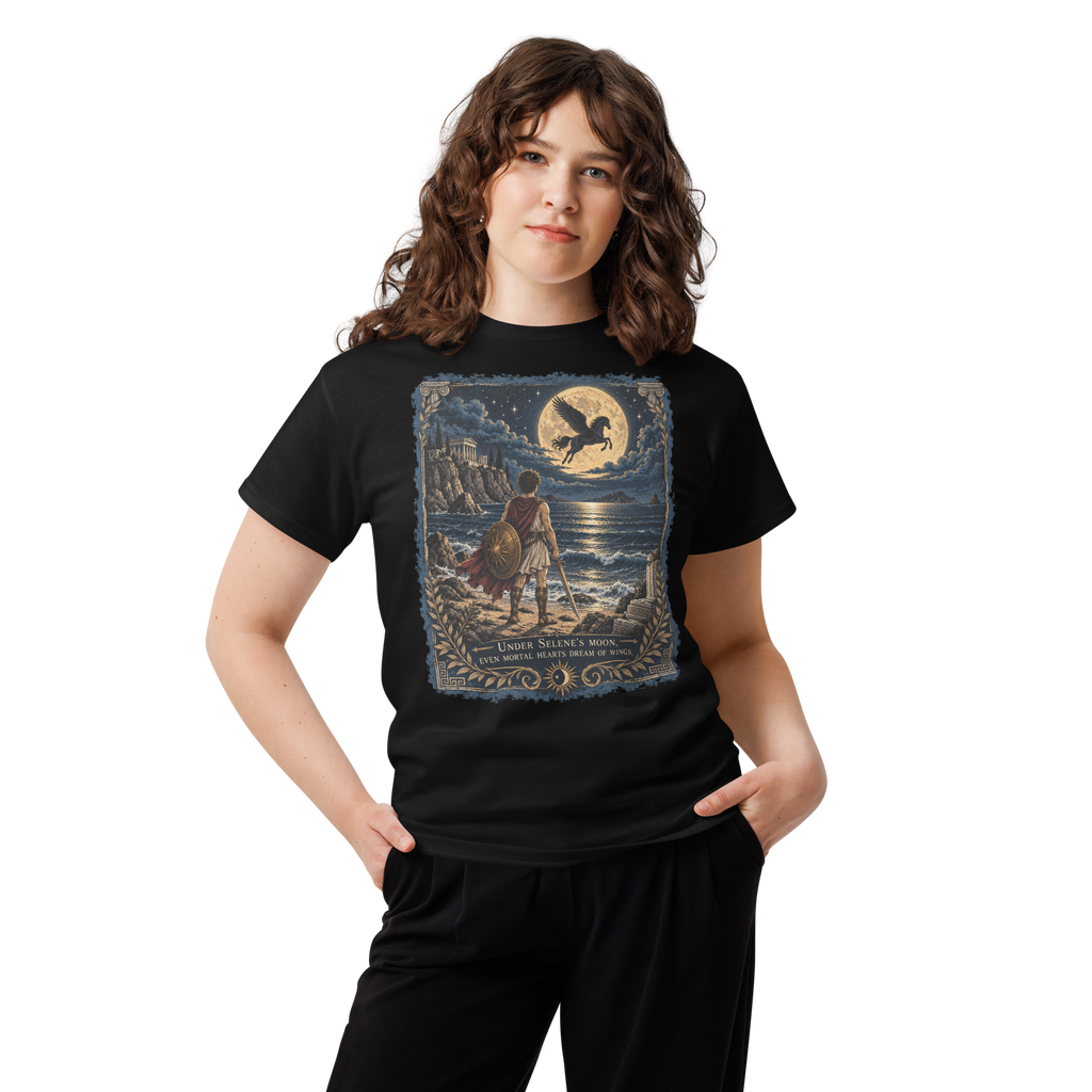 Under Selene’s Moon Greek Mythology T-Shirt