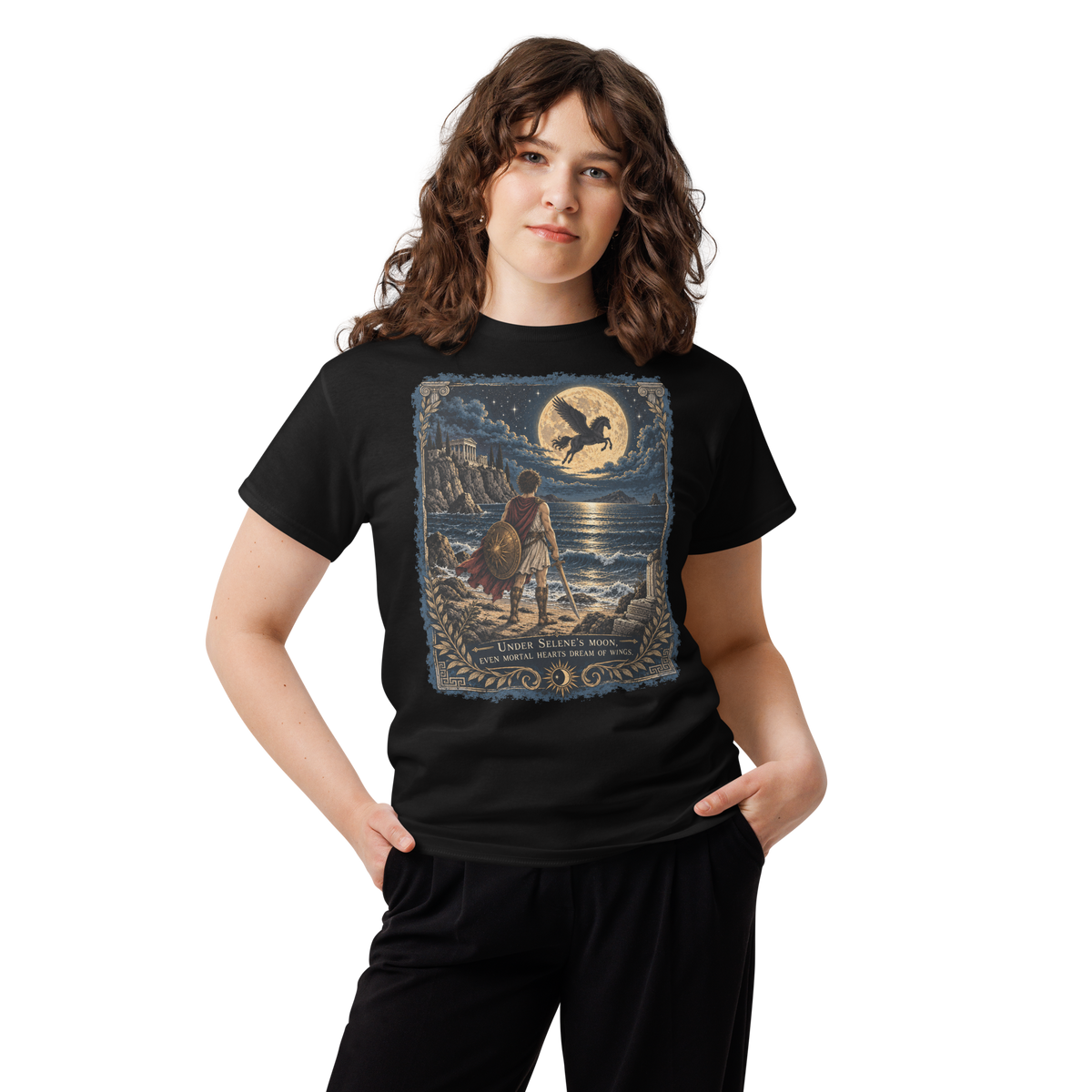 Under Selene’s Moon Greek Mythology T-Shirt