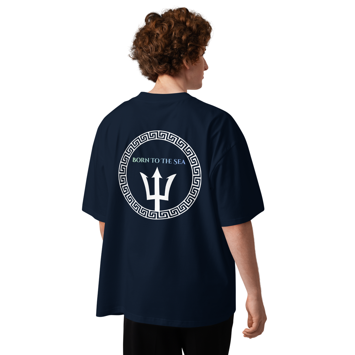 Poseidon Greek Mythology Oversized T-Shirt