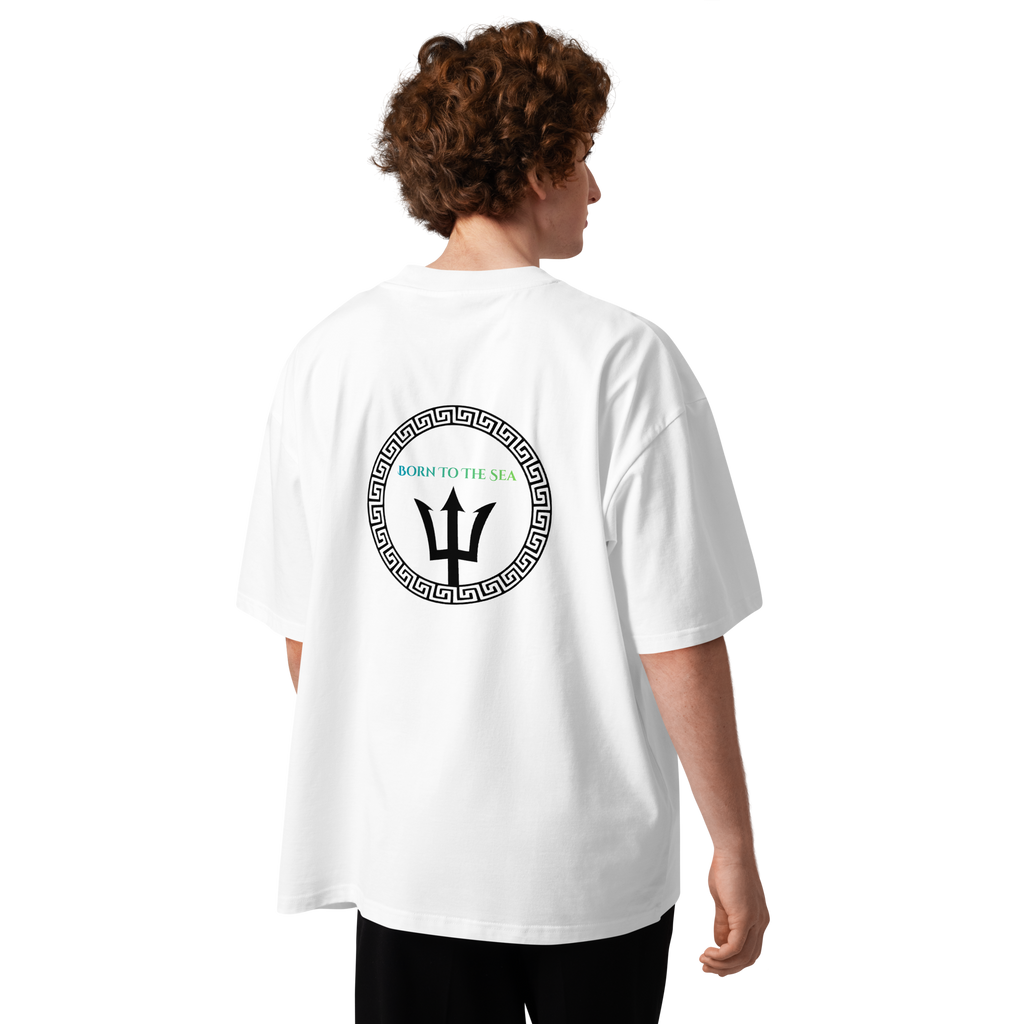 White Poseidon Greek Mythology T-Shirt