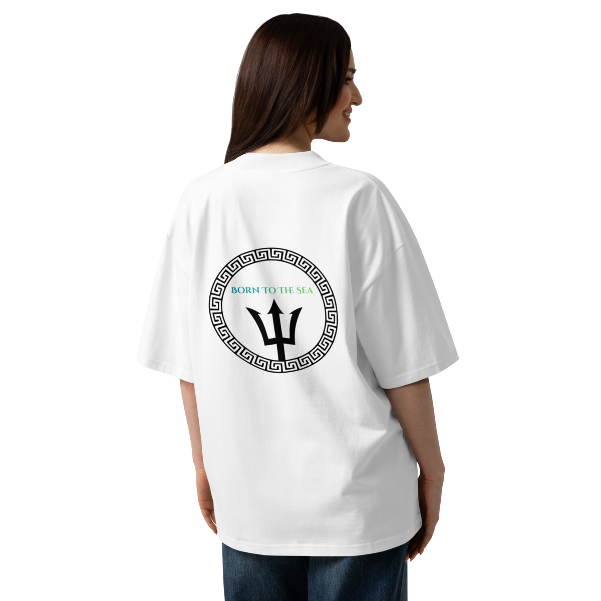 White Poseidon Greek Mythology T-Shirt